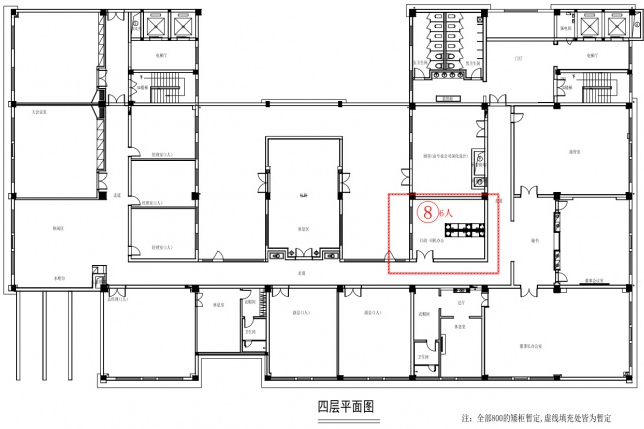 三层办公室装修案例
